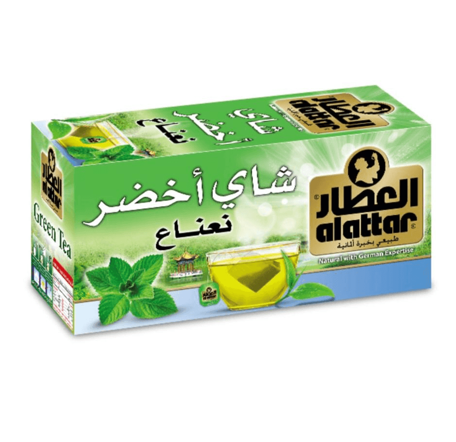 Al Attar Green Tea With Mint 20 Bags