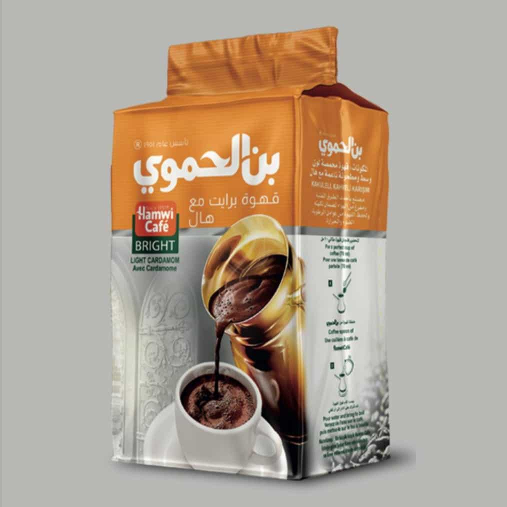 Al Hamwi Bright Coffee With Cardamon 180g
