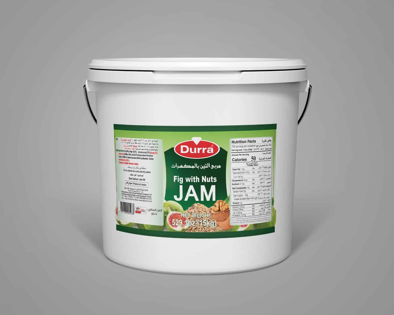 Al Durra Jam Fig With Nuts 15kg