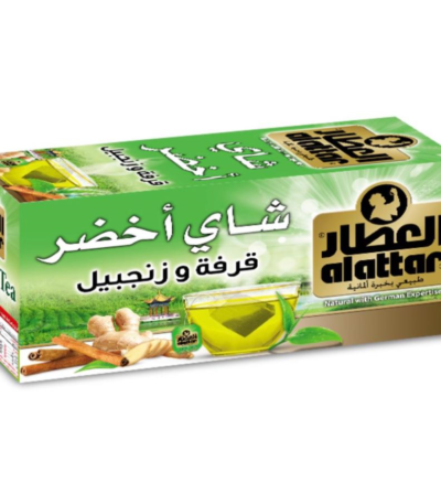 Al Attar Green Tea Cinnamon & Ginger 20 Bags