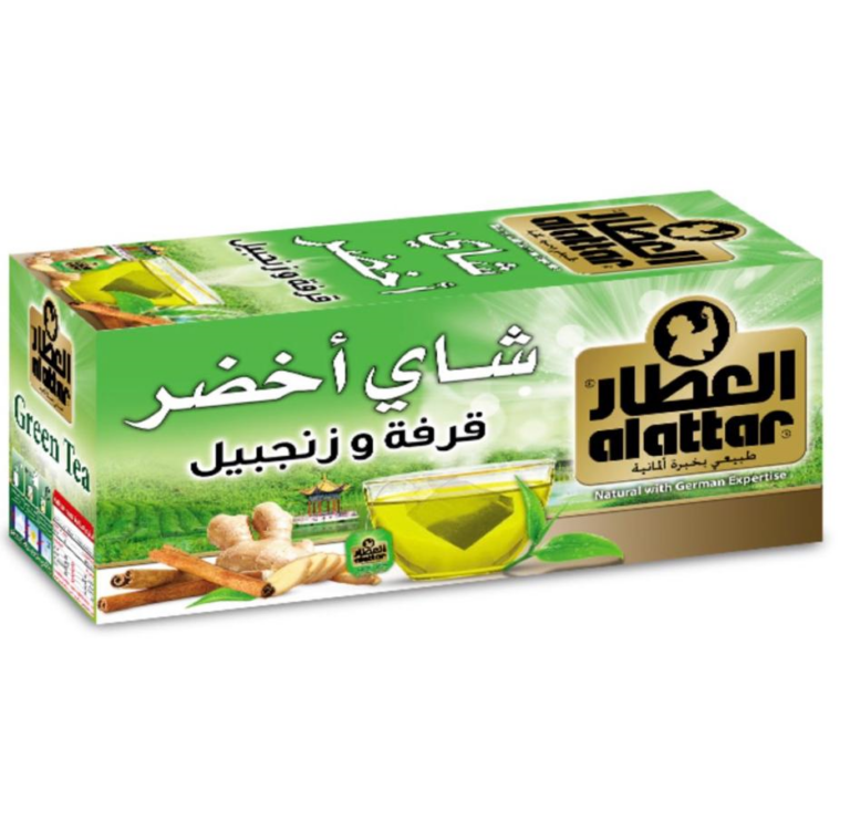 green tea cinnamon ginger